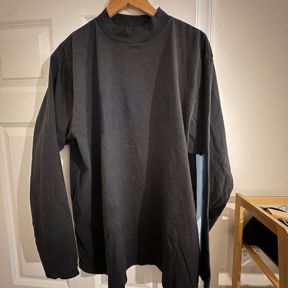 Yeezy Gap YGEBB Black Long Sleeve Black Dove Tee